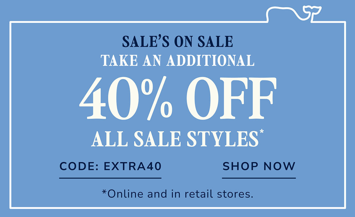 Sale On Now, Up To 40% Off