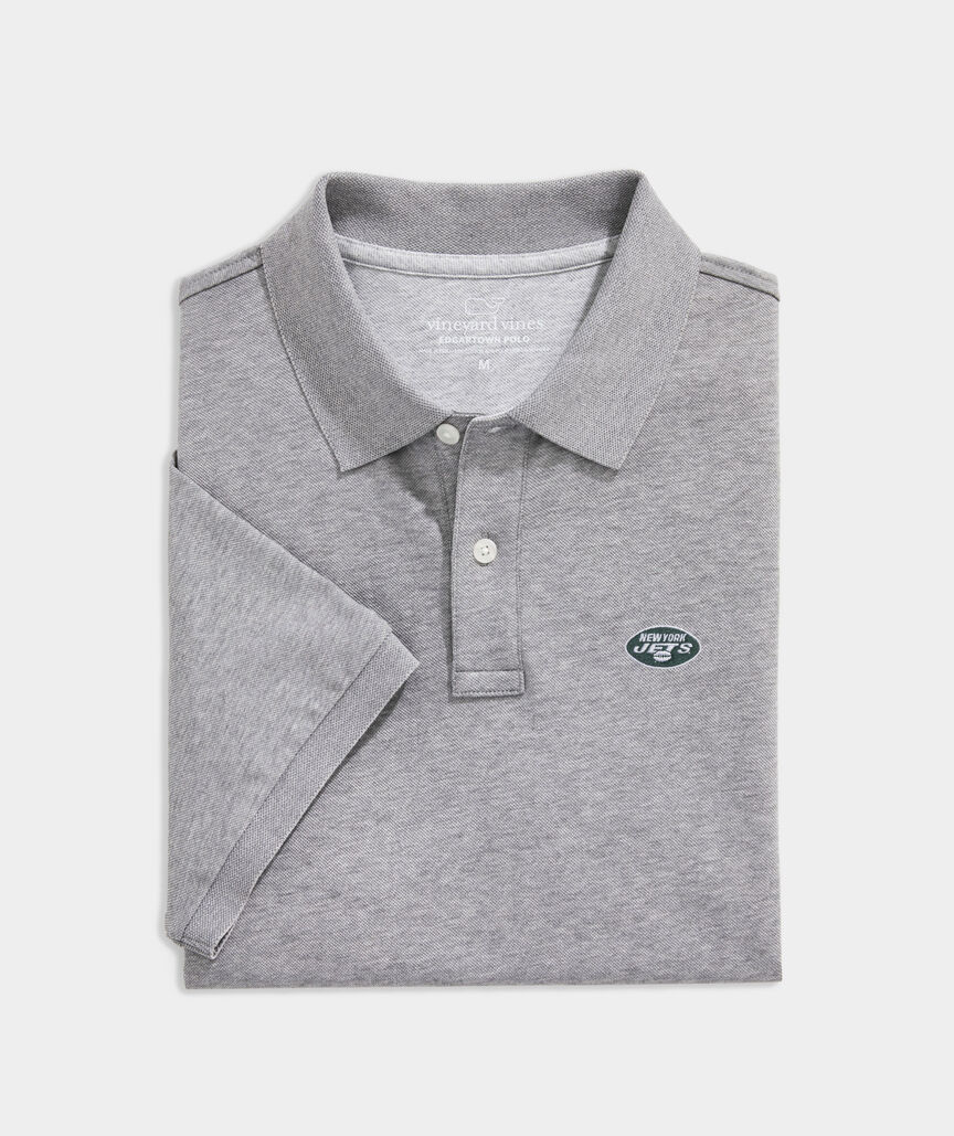 Shop Mens Edgartown Pique Polo - New York Jets at vineyard vines