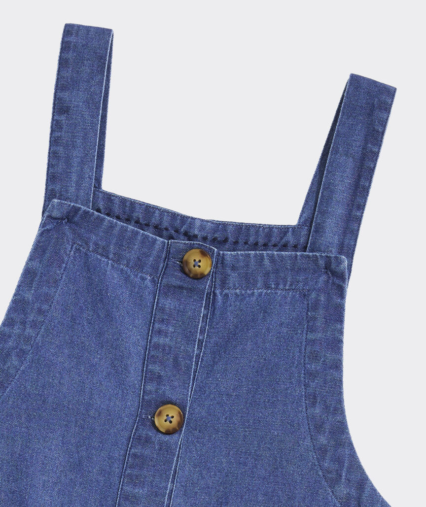 Girls' Chambray Jumper