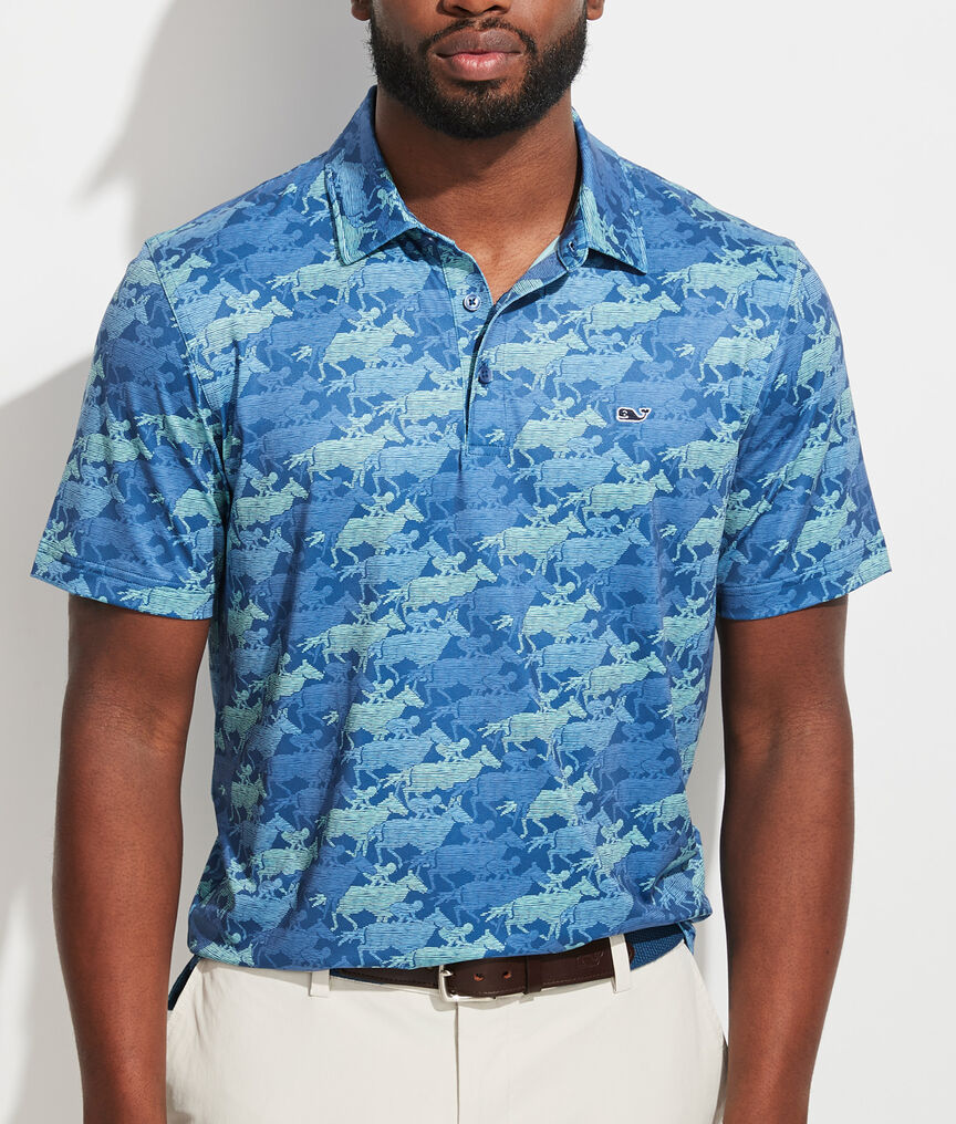 Lids Kentucky Derby Vineyard Vines Sankaty Printed Polo