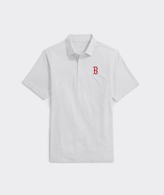 Boston Red Sox Vineyard Vines Three Stripe T-Shirt - White