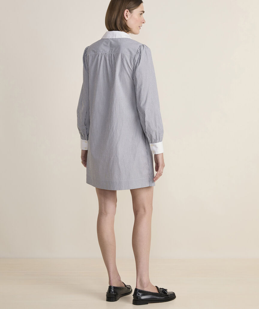 Poplin Popover Dress