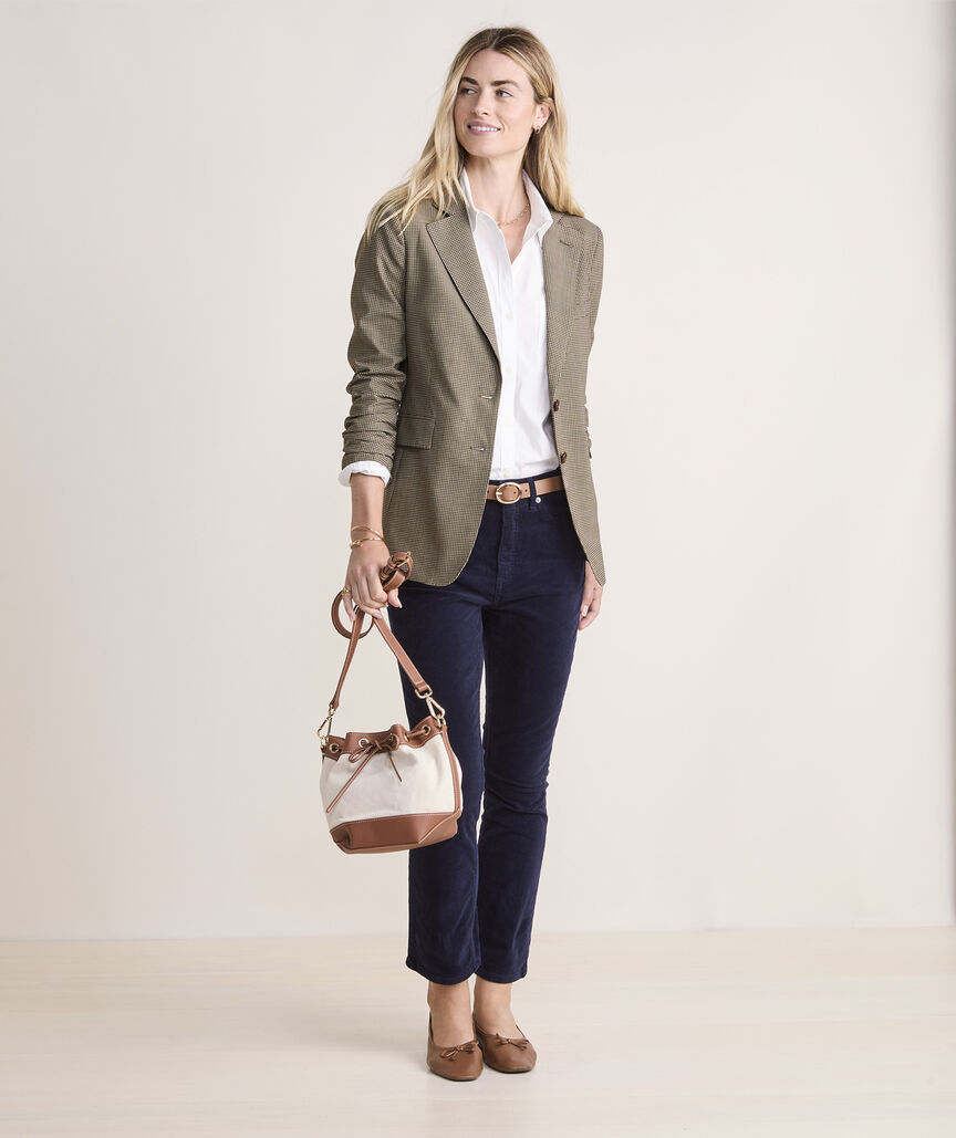 Refined Wool Tailored Blazer