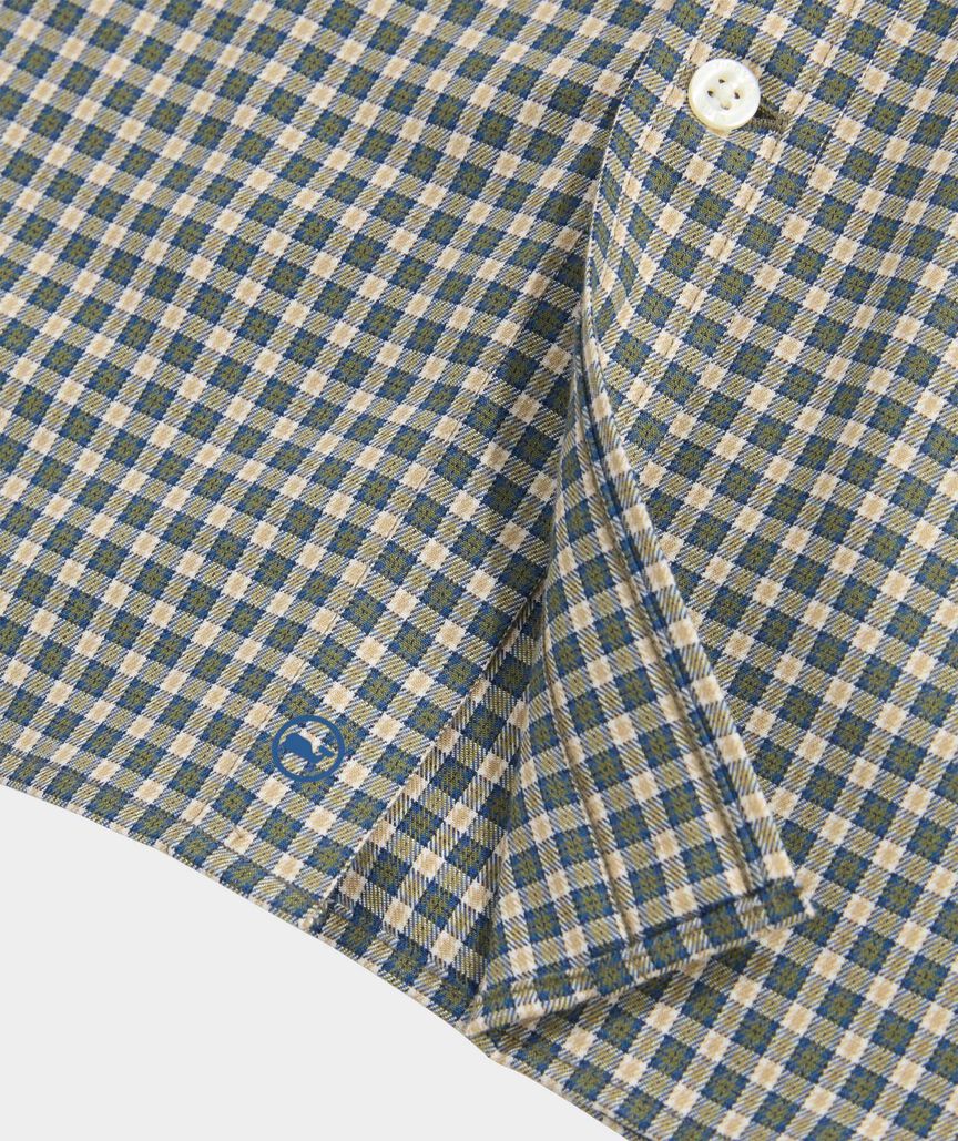 On-The-Go Brushed Twill Plaid Shirt