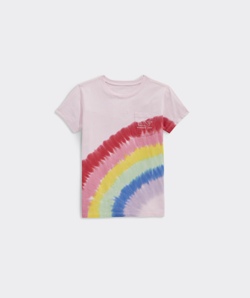 Tie Dye Kids Long Sleeve 3T T-shirt, Rainbow, 100% Cotton 