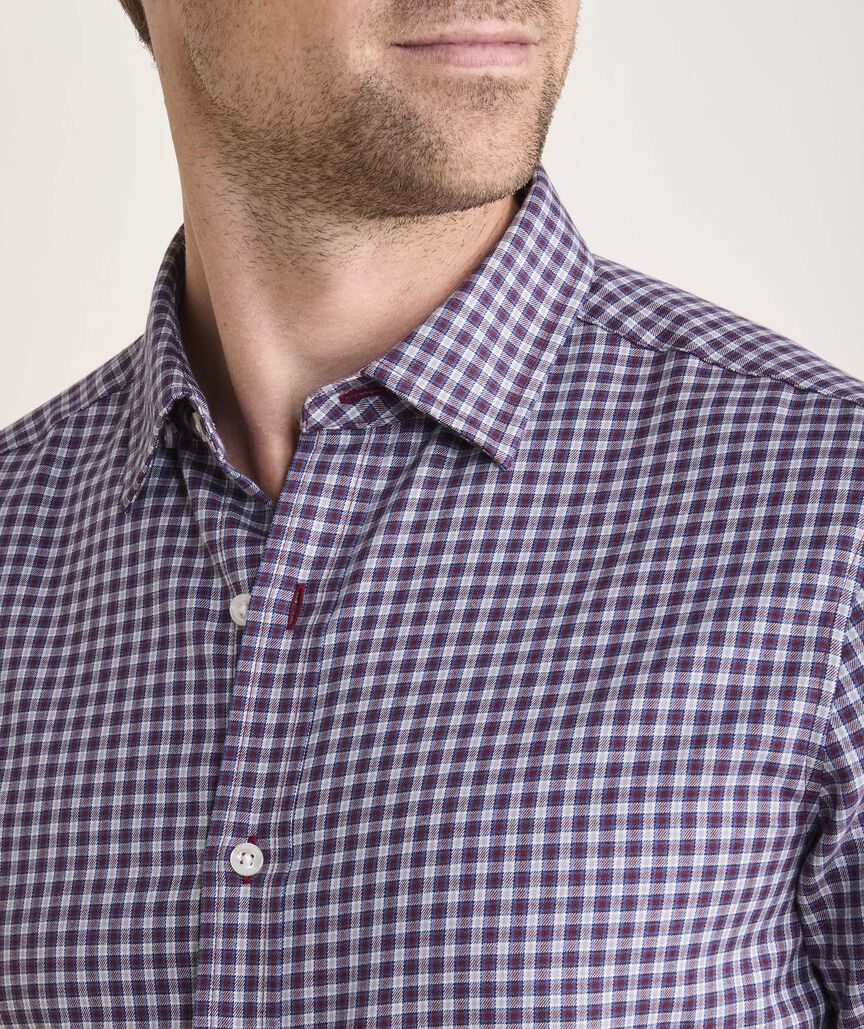 On-The-Go Brushed Twill Plaid Shirt