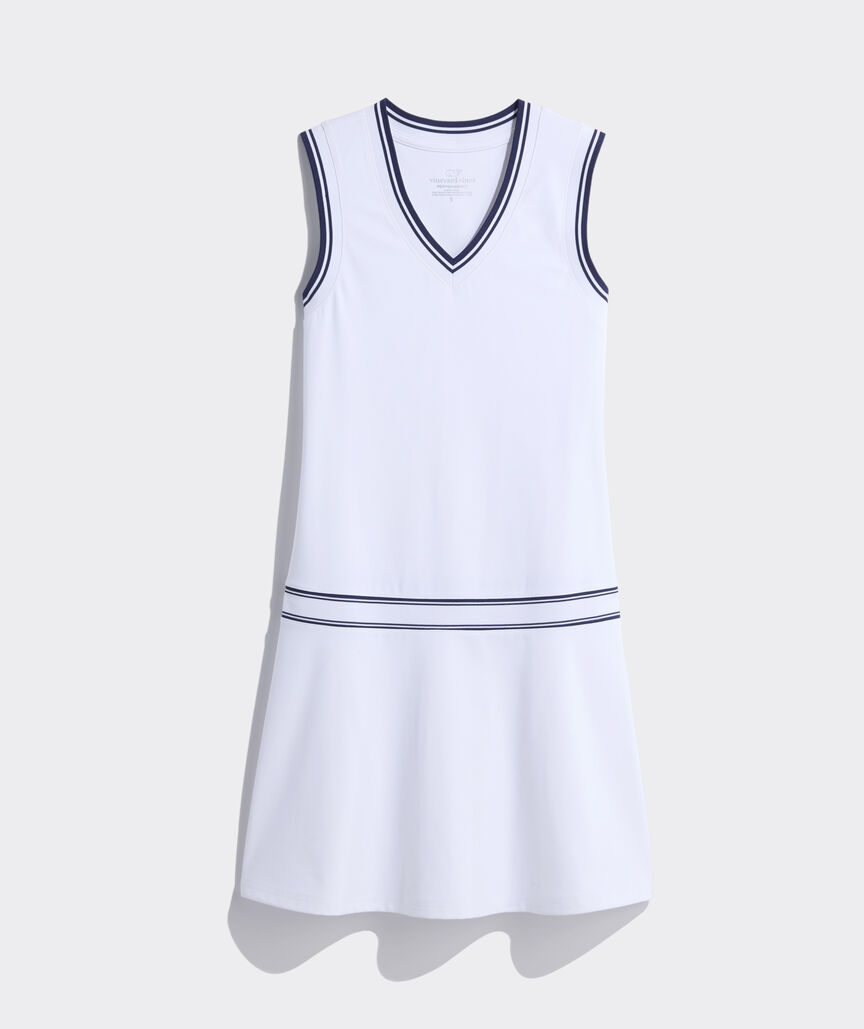 Performance Sleeveless Drop-Waist Dress