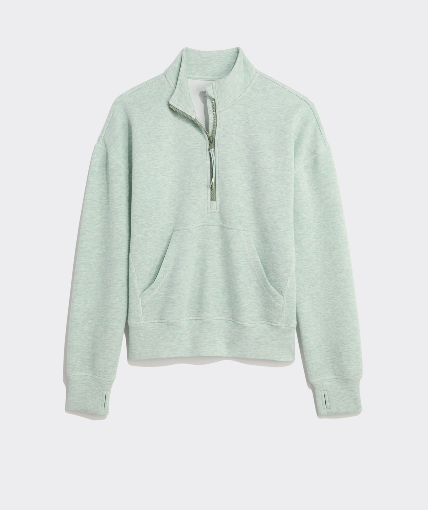 Silky Scuba Oversized Quarter-Zip