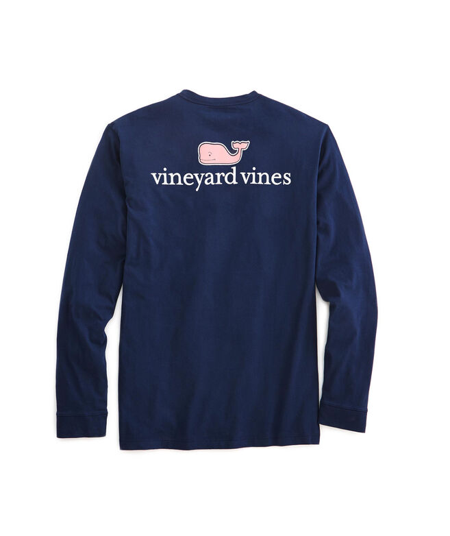 Mens T-Shirts: Long-Sleeve vineyard vines Logo Graphic T-Shirt - Vineyard  Vines