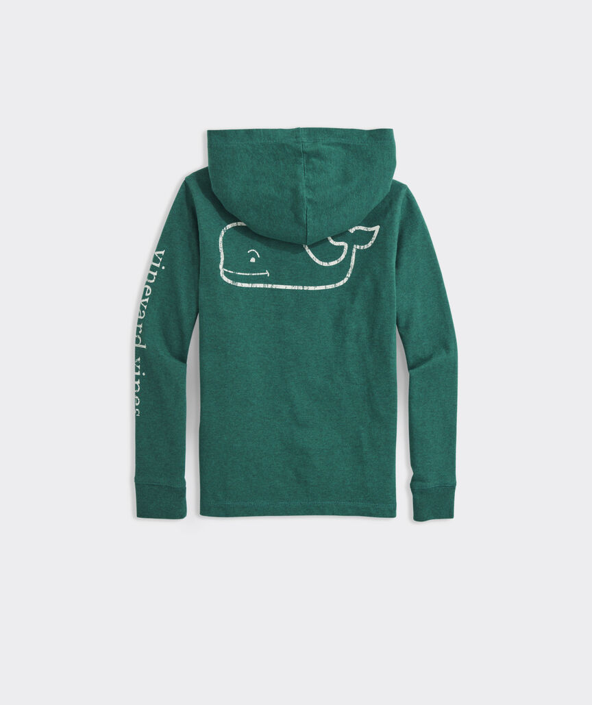 Vineyard Vines Boys' Vintage Whale Cotton Hoodie Tee