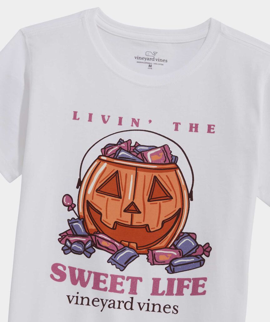 Girls' Glitter Livin' The Sweet Life Short-Sleeve Tee