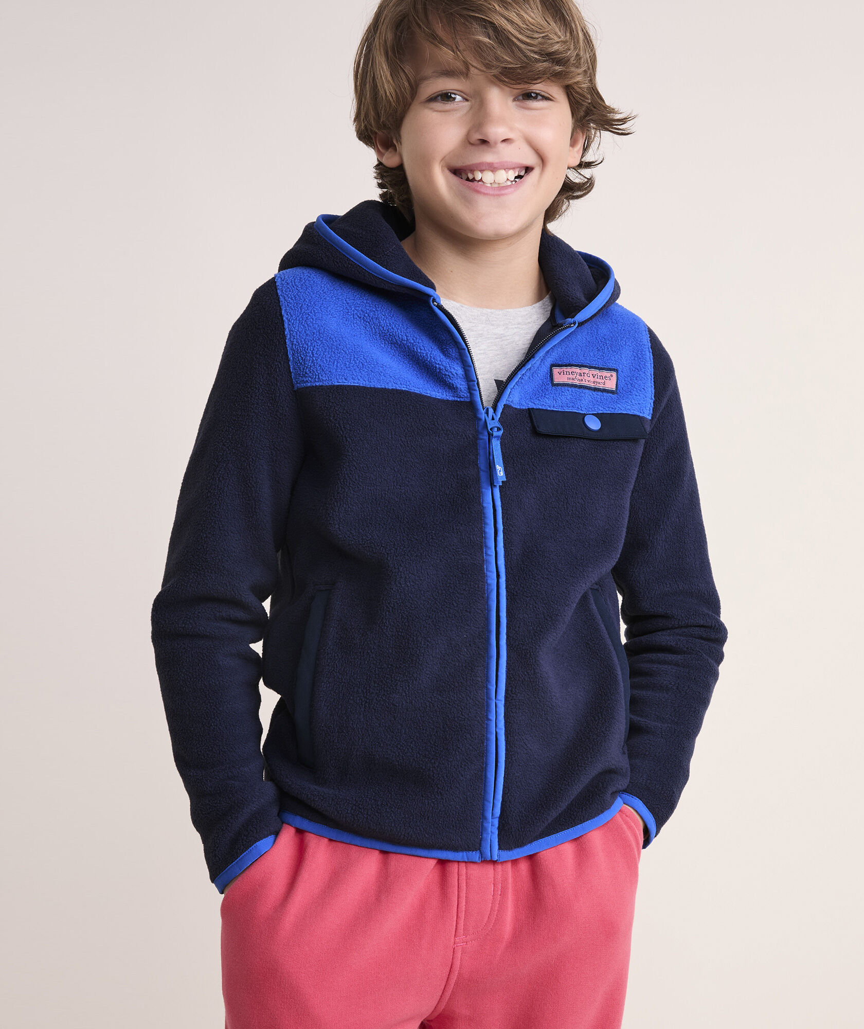 Boys' Harbor Fleece Full-Zip Hoodie