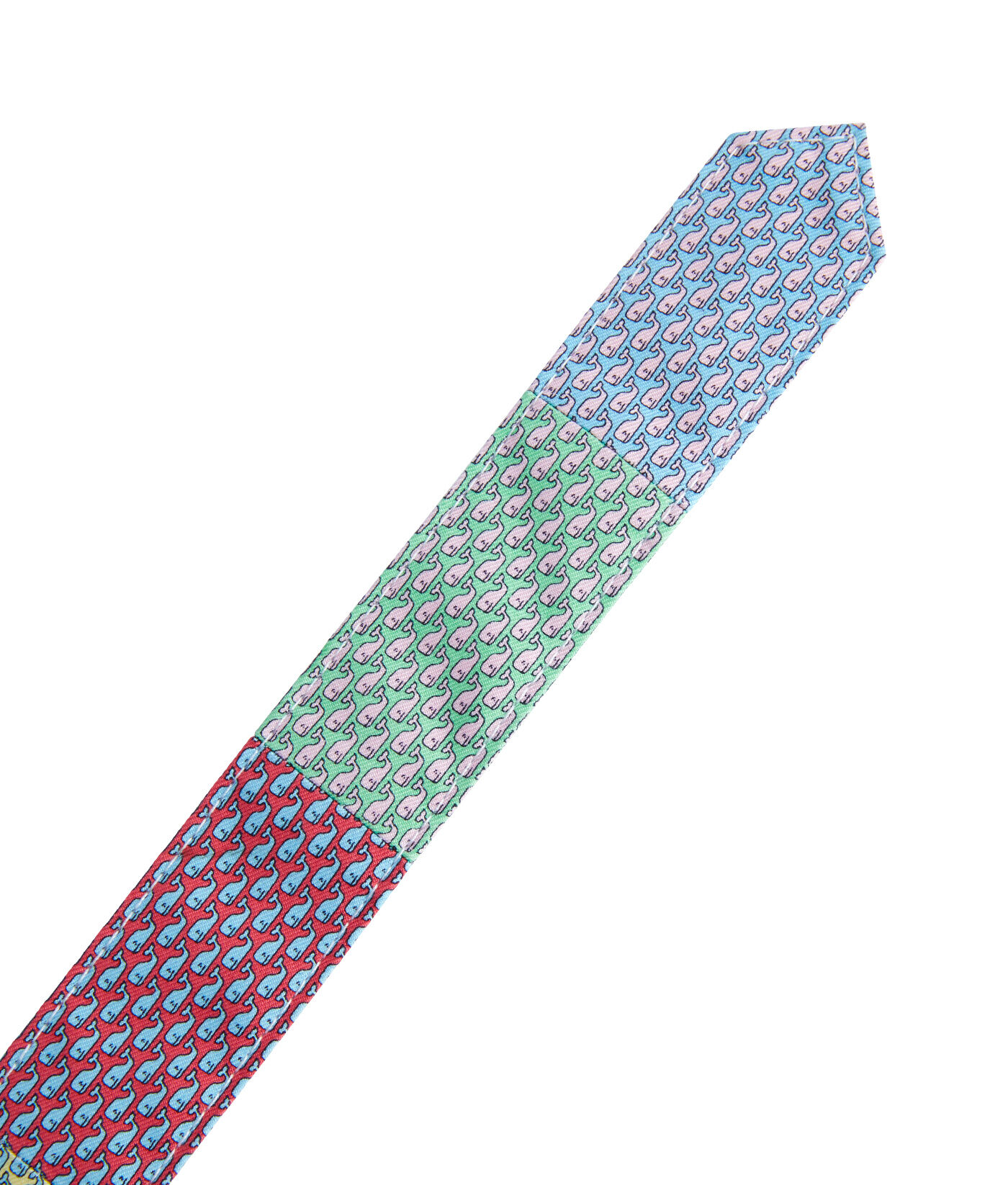 Shop Vineyard Whale Silk Patchwork D-Ring Belt at vineyard vines