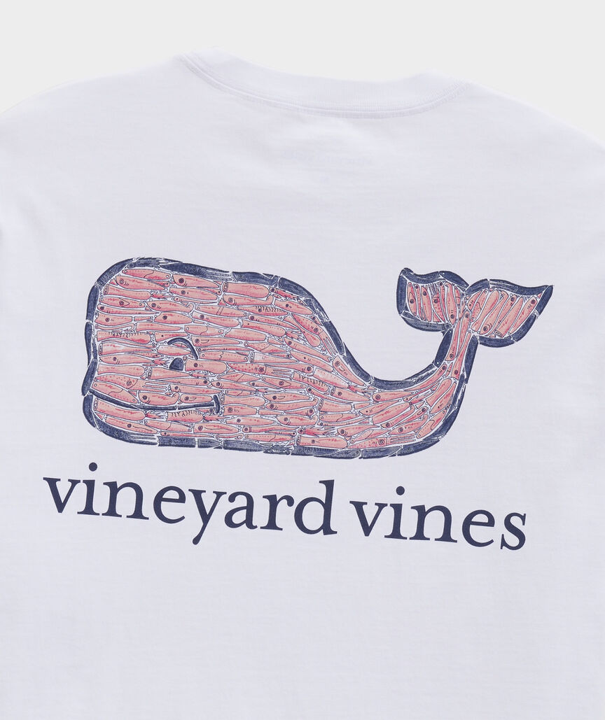 Men's Vineyard Vines Red Carolina Panthers Block Pocket T-Shirt