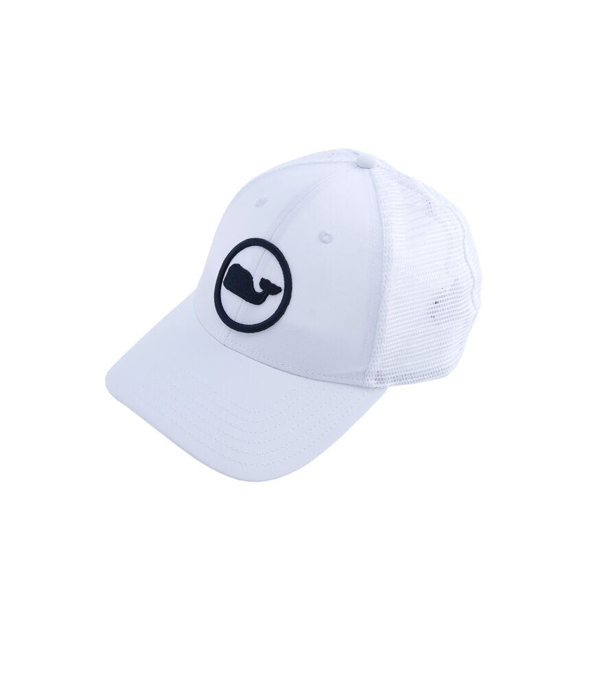 vineyard vines Kids' Embroidered Whale Cotton Baseball Cap