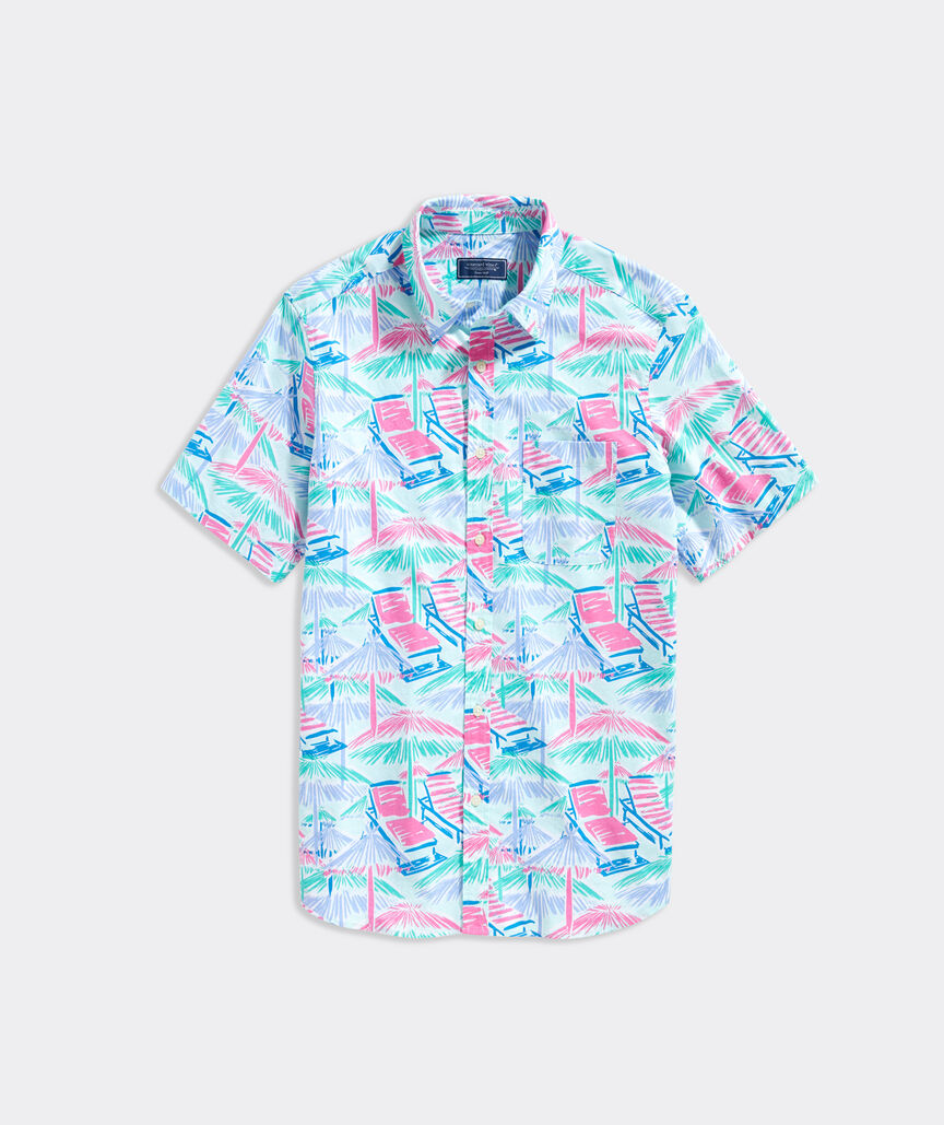 Shop Surf No Turf Short-Sleeve Harbor Shirt at vineyard vines