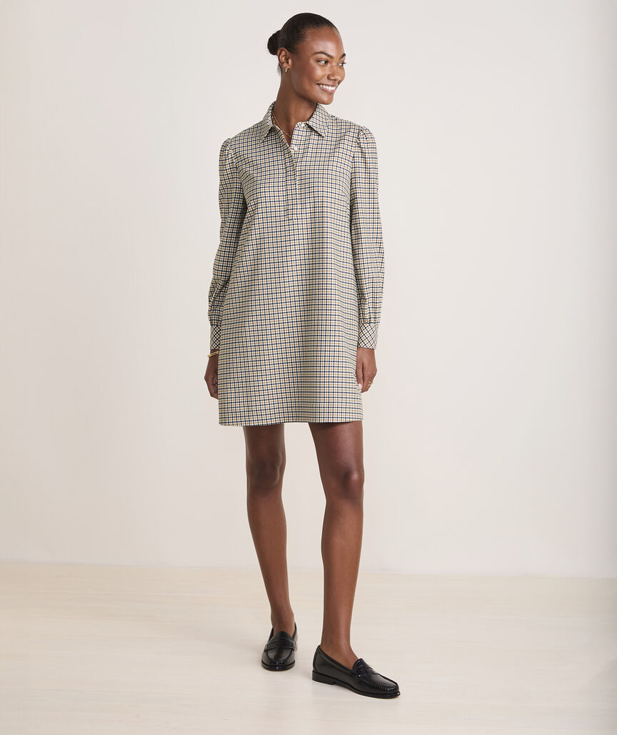 Wool-Blend Popover Dress