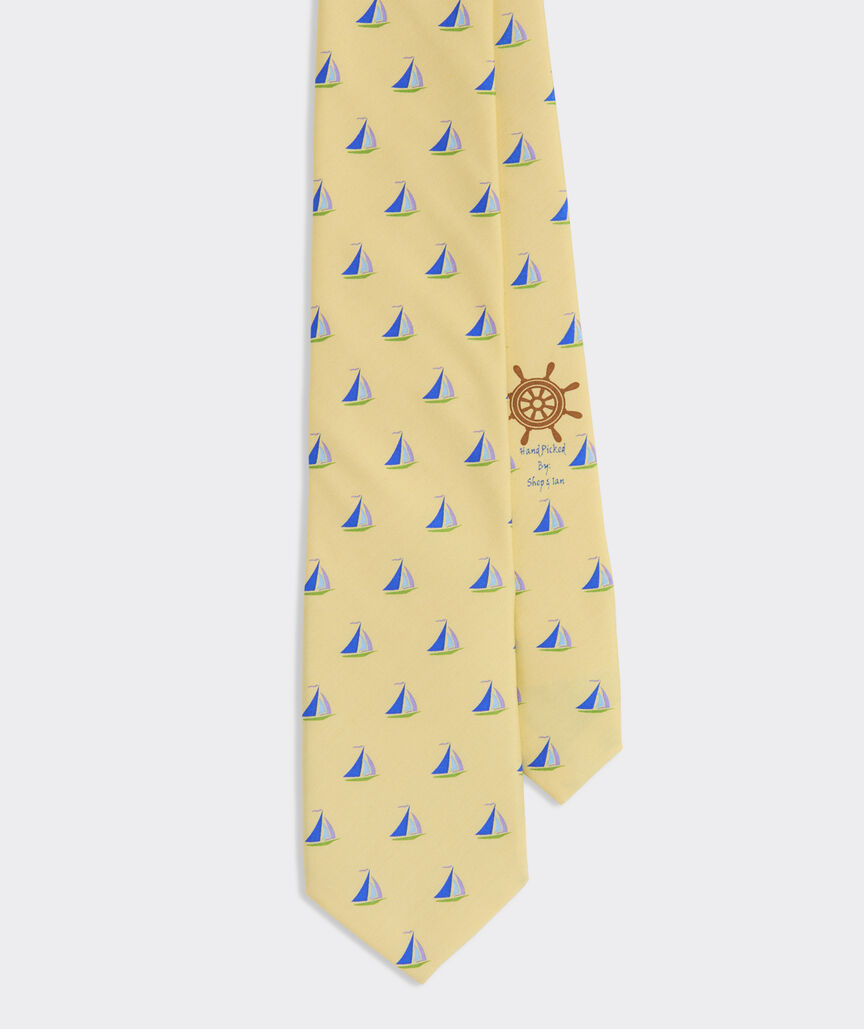 Sailboats Silk Tie