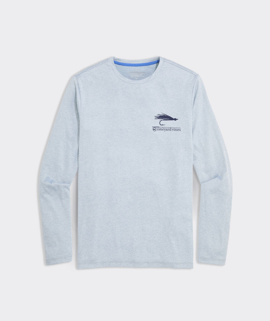 Fly Fishing Long-Sleeve Harbor Performance Tee