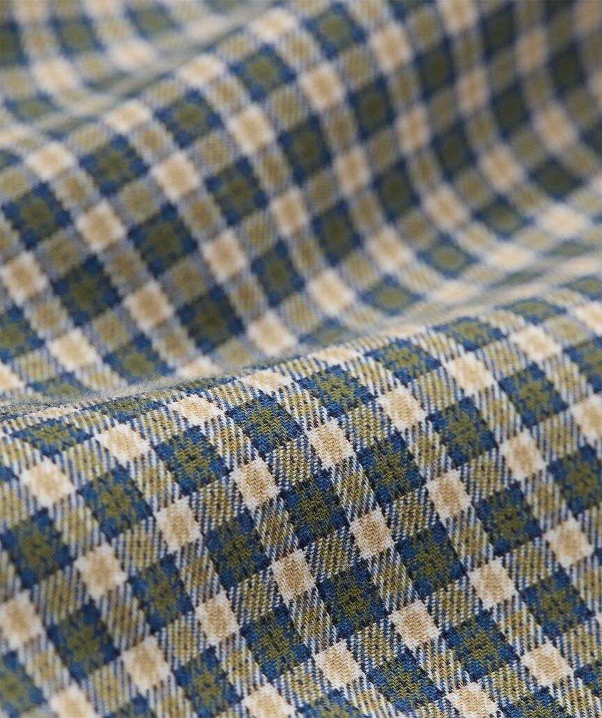 On-The-Go Brushed Twill Plaid Shirt