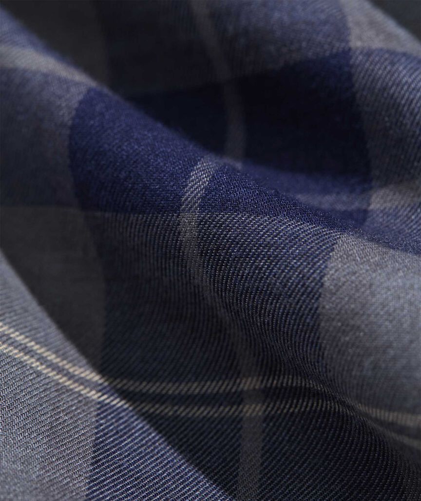 On-The-Go Brushed Twill Plaid Shirt