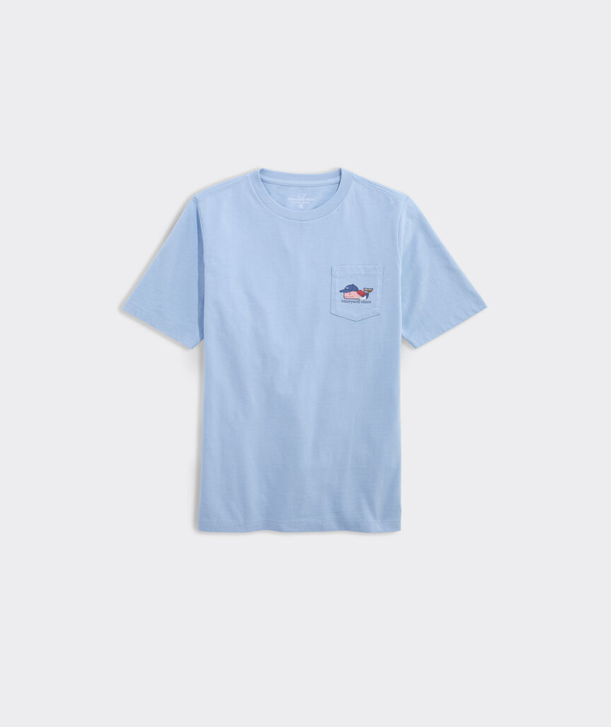 Boys' First Day Of School Whale Short-Sleeve Pocket Tee