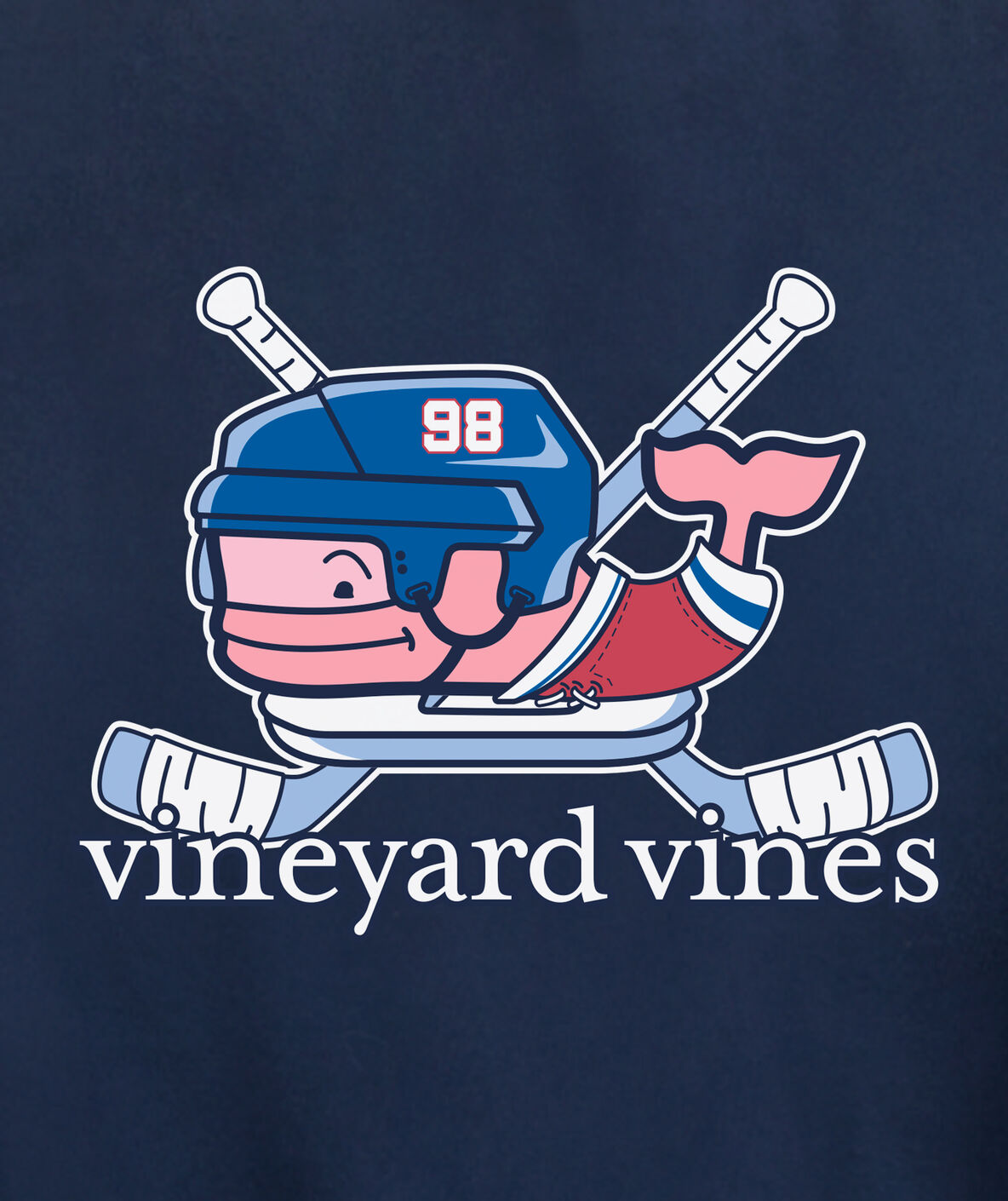 vineyard vines Men's Vineyard Vines White San Jose Sharks Hockey Helmet  Pocket Long Sleeve T-Shirt
