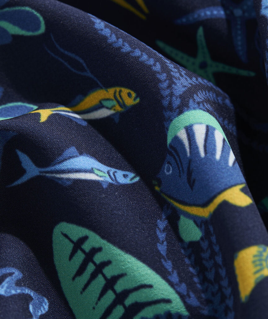 7 Inch Printed Chappy Swim Trunks