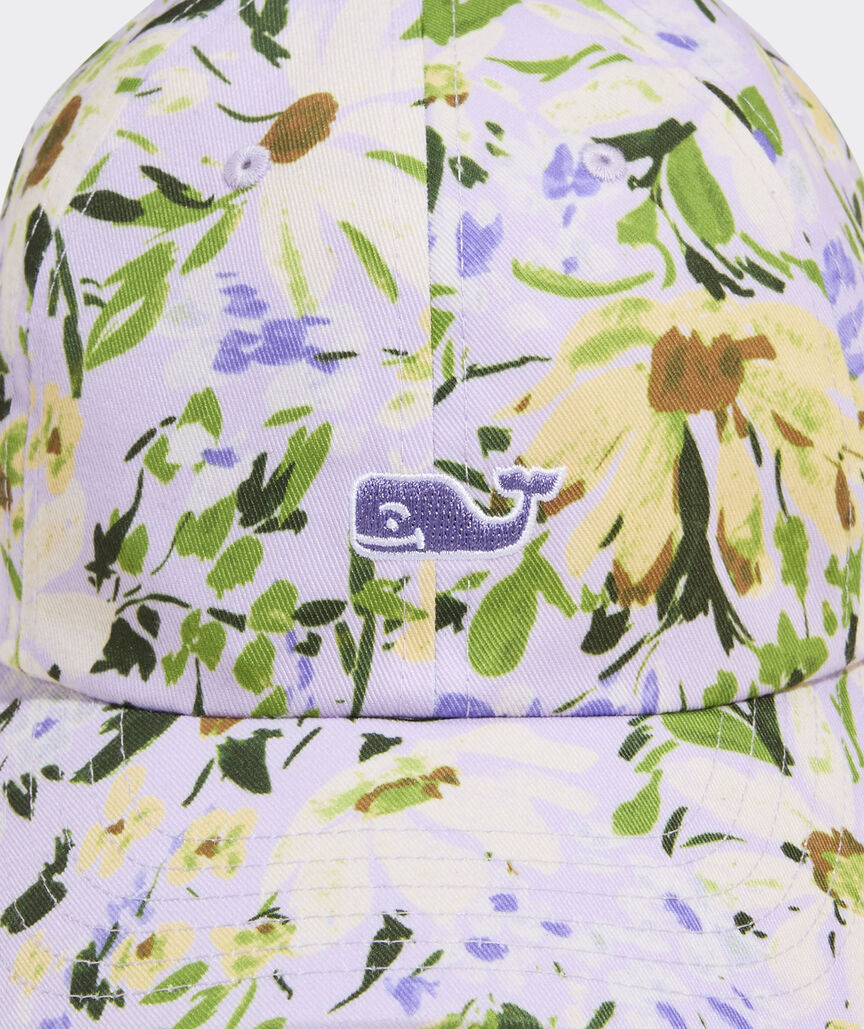 Girls' Floral Baseball Hat