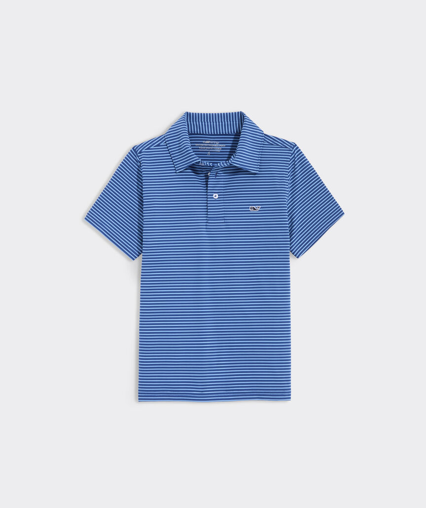 Boys' Bradley Stripe Sankaty Polo