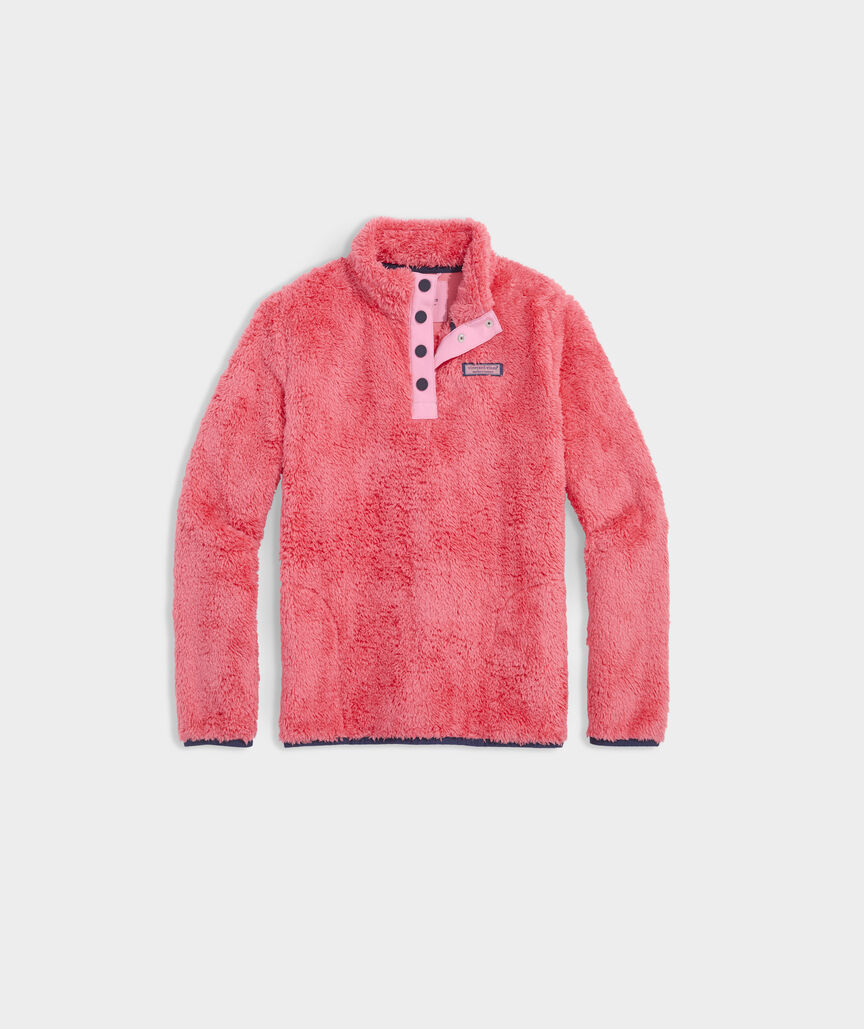 Girls' Teddy Snap Pullover