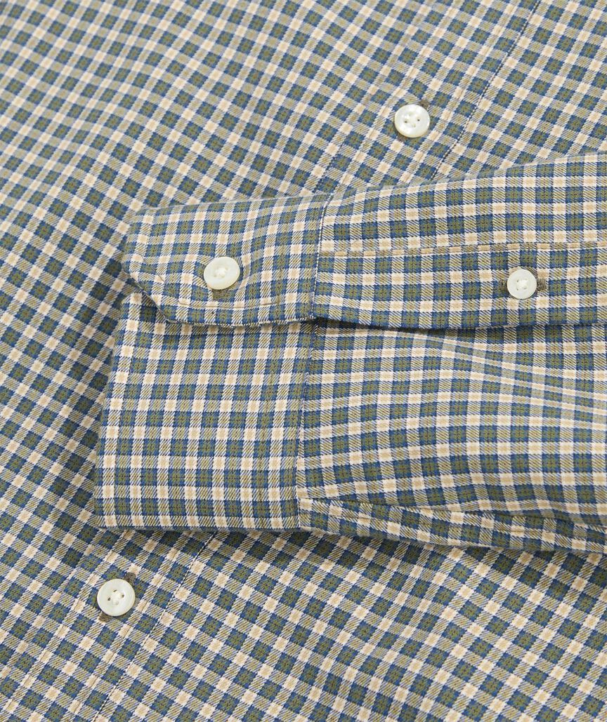 On-The-Go Brushed Twill Plaid Shirt