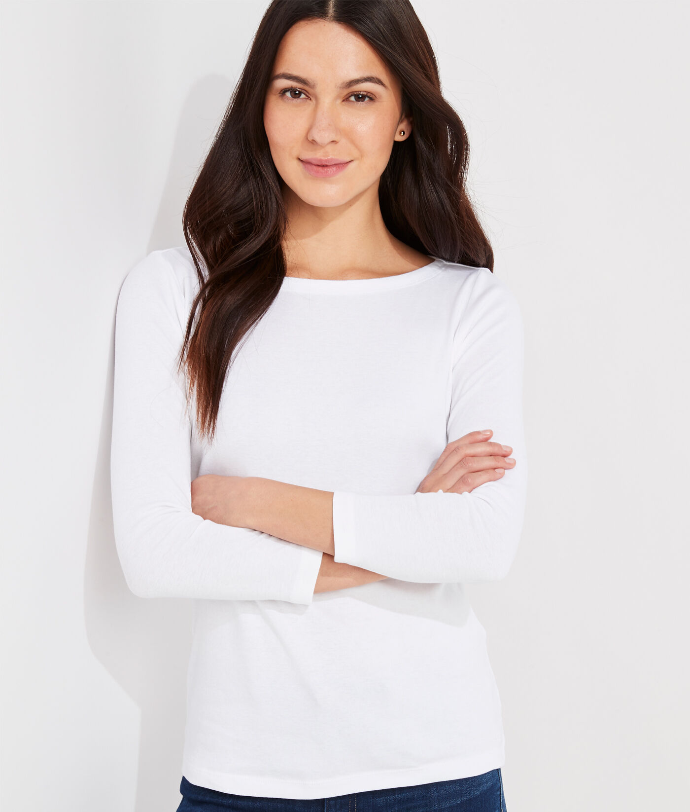 Women's White Long Sleeve Shirts