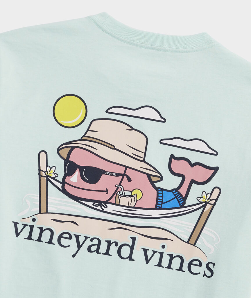 Vineyard Vines Men's Hammock Whale Short Sleeve Pocket Tee