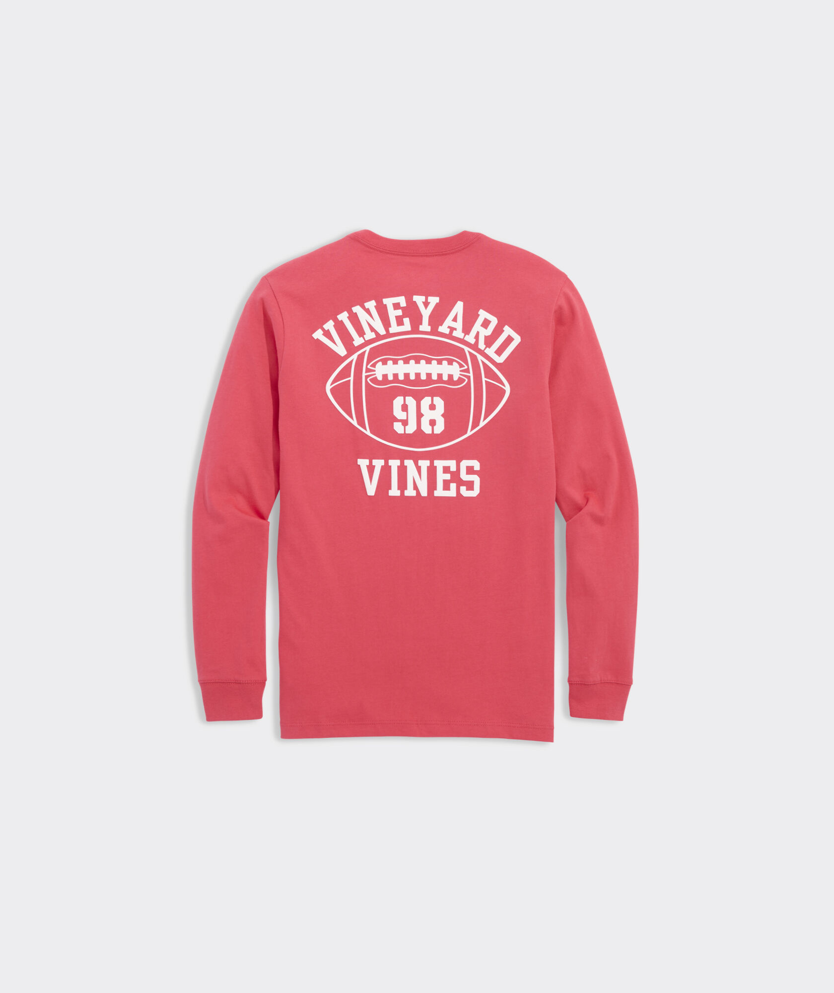 Boys' Vineyard Football Long-Sleeve Pocket Tee