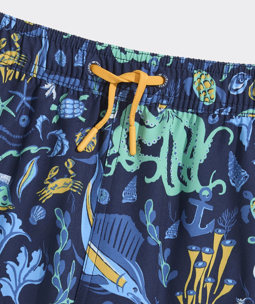 Boys' Printed Chappy Swim Trunks