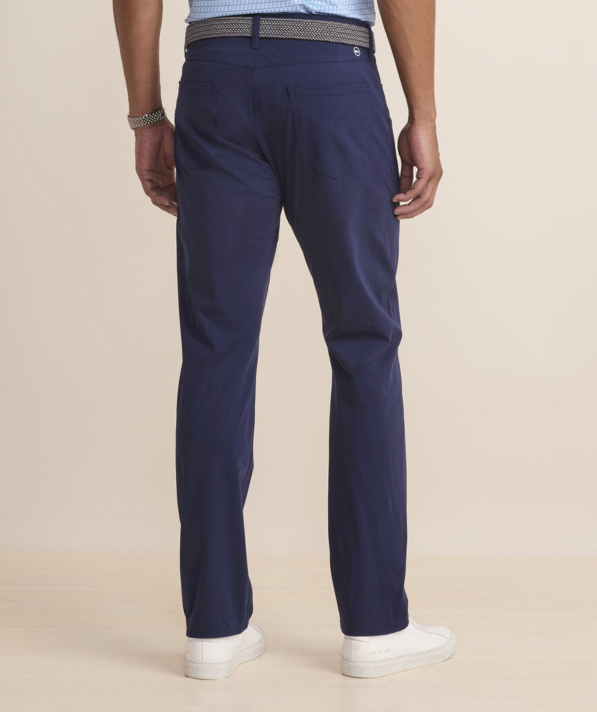 On-The-Go Warp Knit 5-Pocket Pants