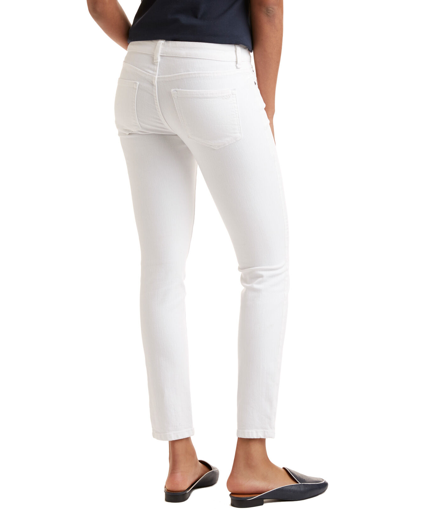 womens white skinny ankle jeans