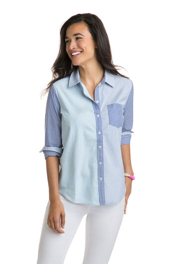 Tops for Women - Embroidered Tunic Tops at vineyard vines