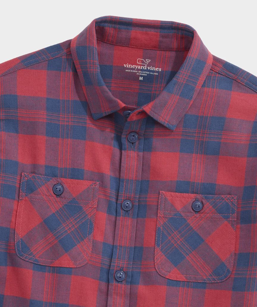 Boys' Island Twill Patch Pocket Shirt