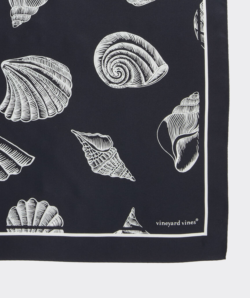 Tossed Shell Silk Bandana