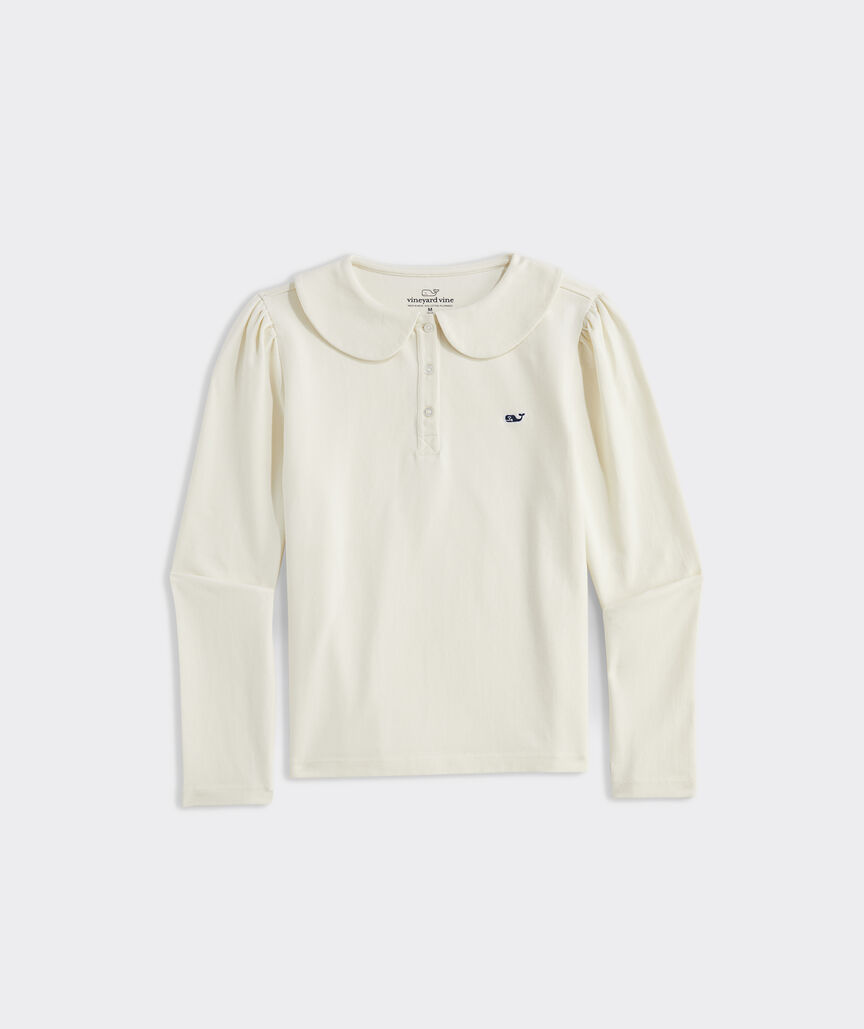 Girls' Everyday Long-Sleeve Polo