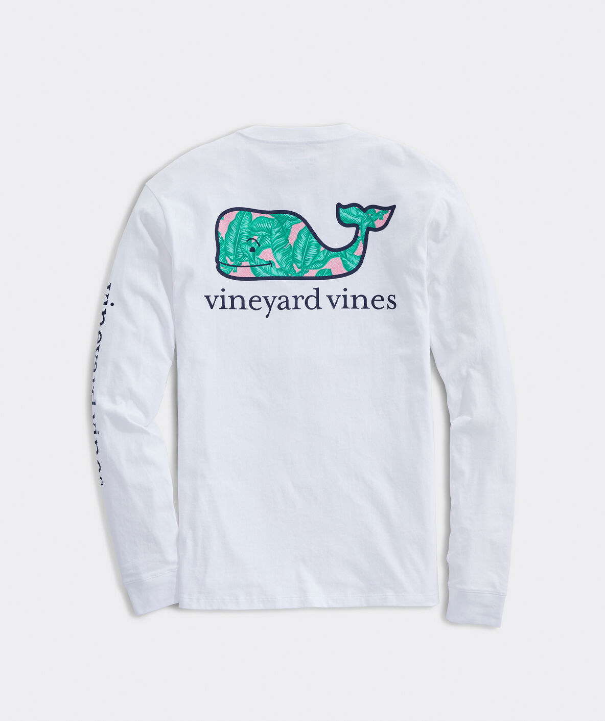 Vineyard Vines Long Sleeve T-Shirt Beach Size S Whale Logo Pocket