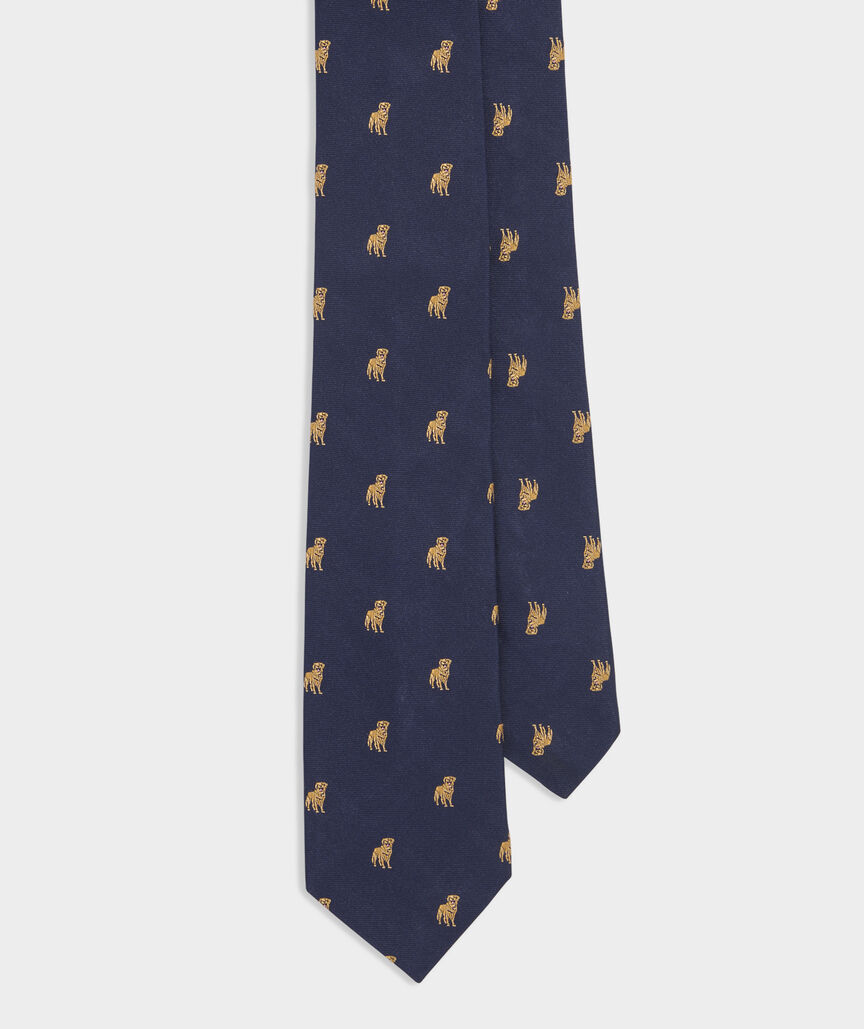 Golden Retriever Silk Kennedy Tie