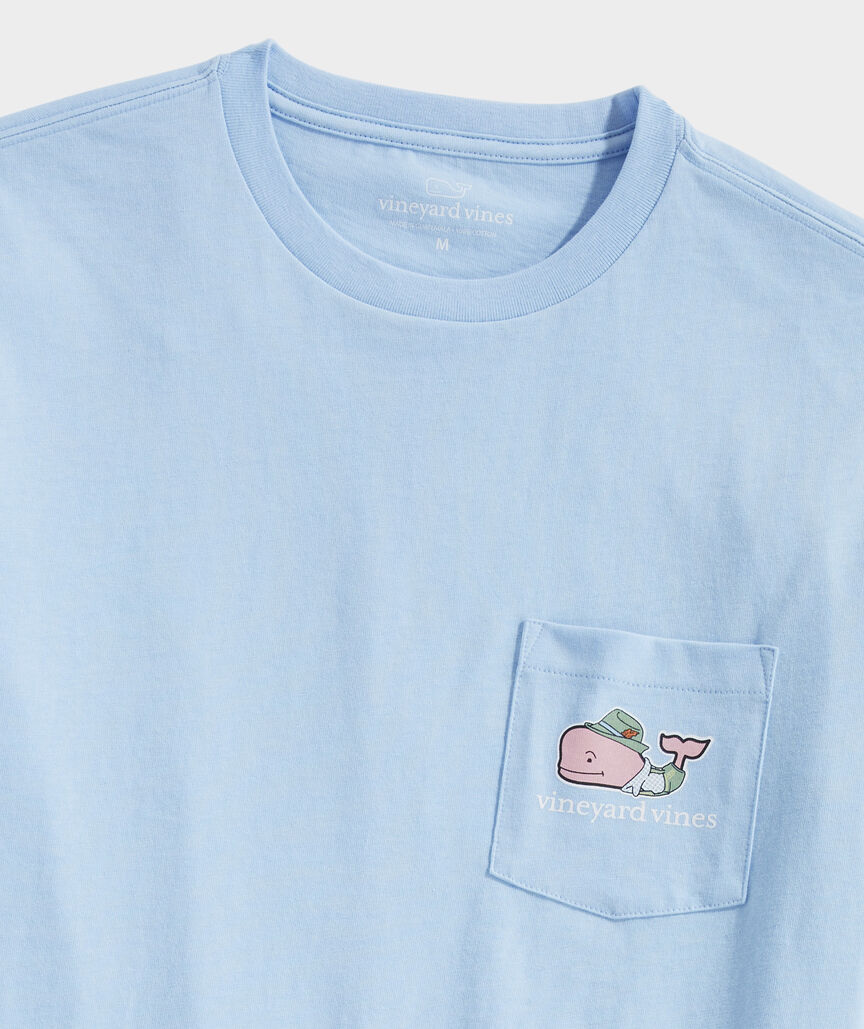 Vineyard Vines Men's Oktoberfest Whale Long Sleeve Pocket Tee