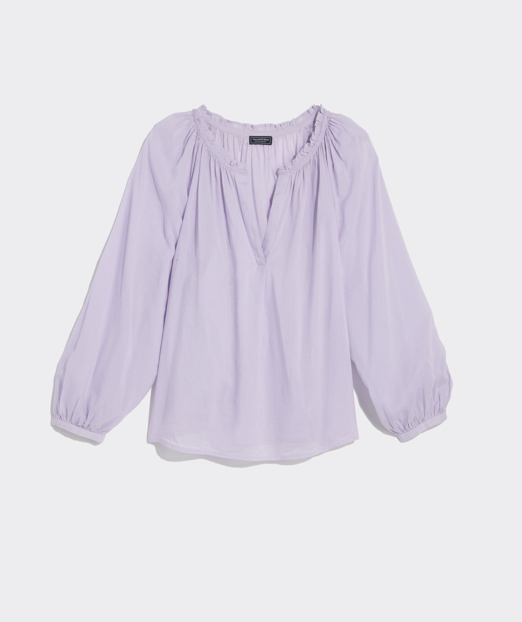 Ruffle V-Neck Blouse