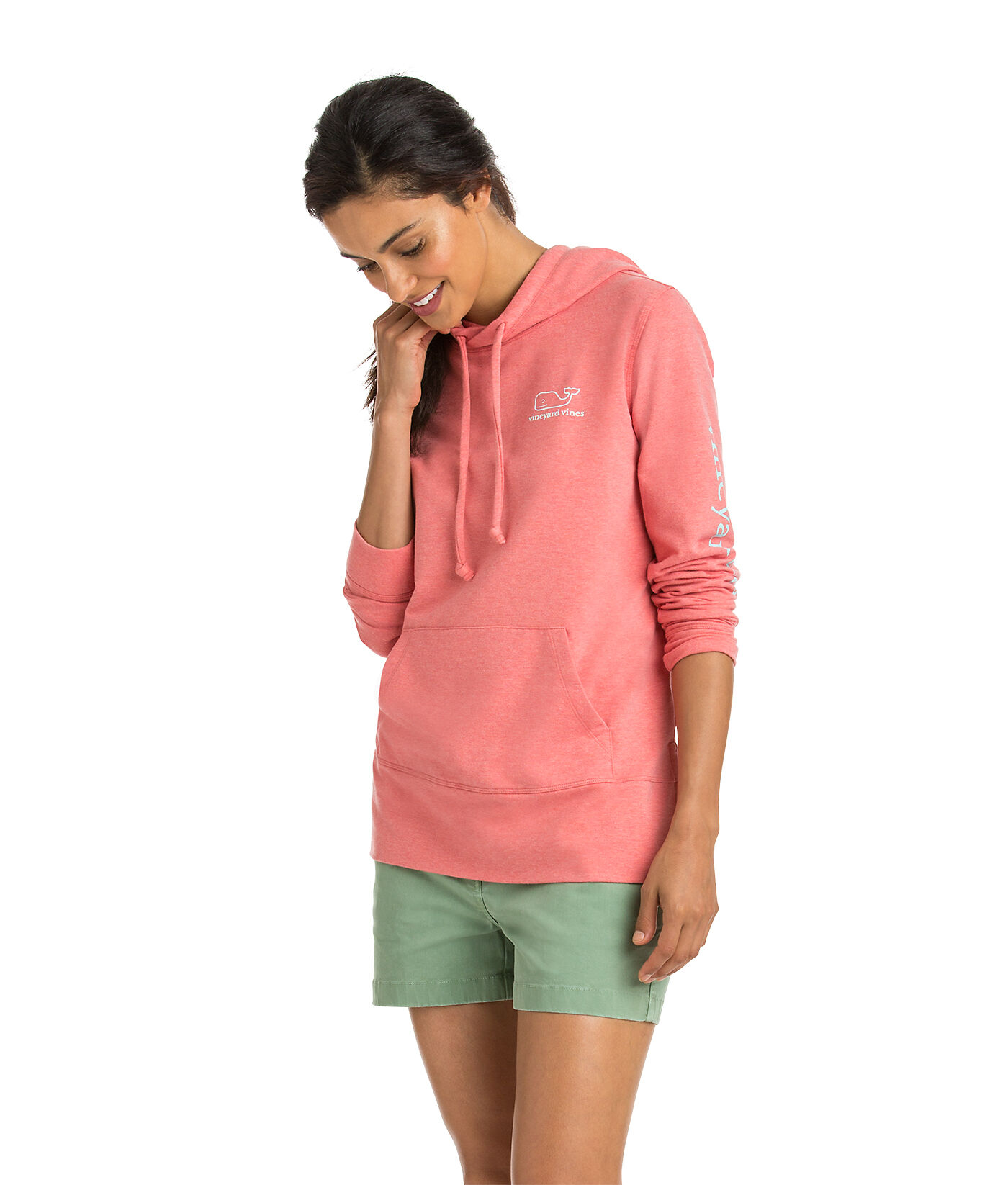 vineyard vines pink hoodie