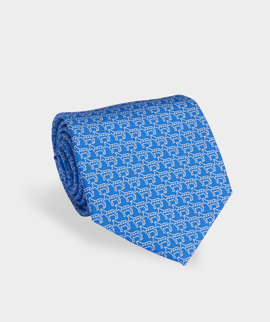 Micro Donkeys Silk Tie