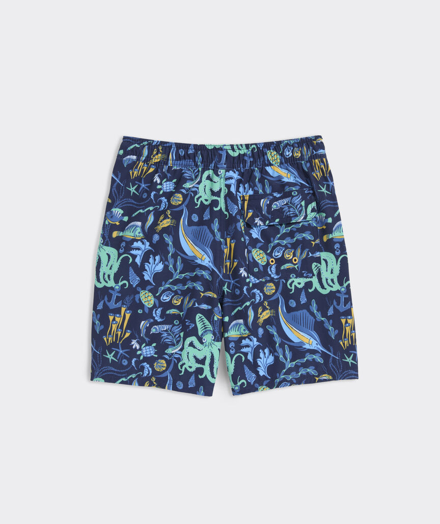 Boys' Printed Chappy Swim Trunks