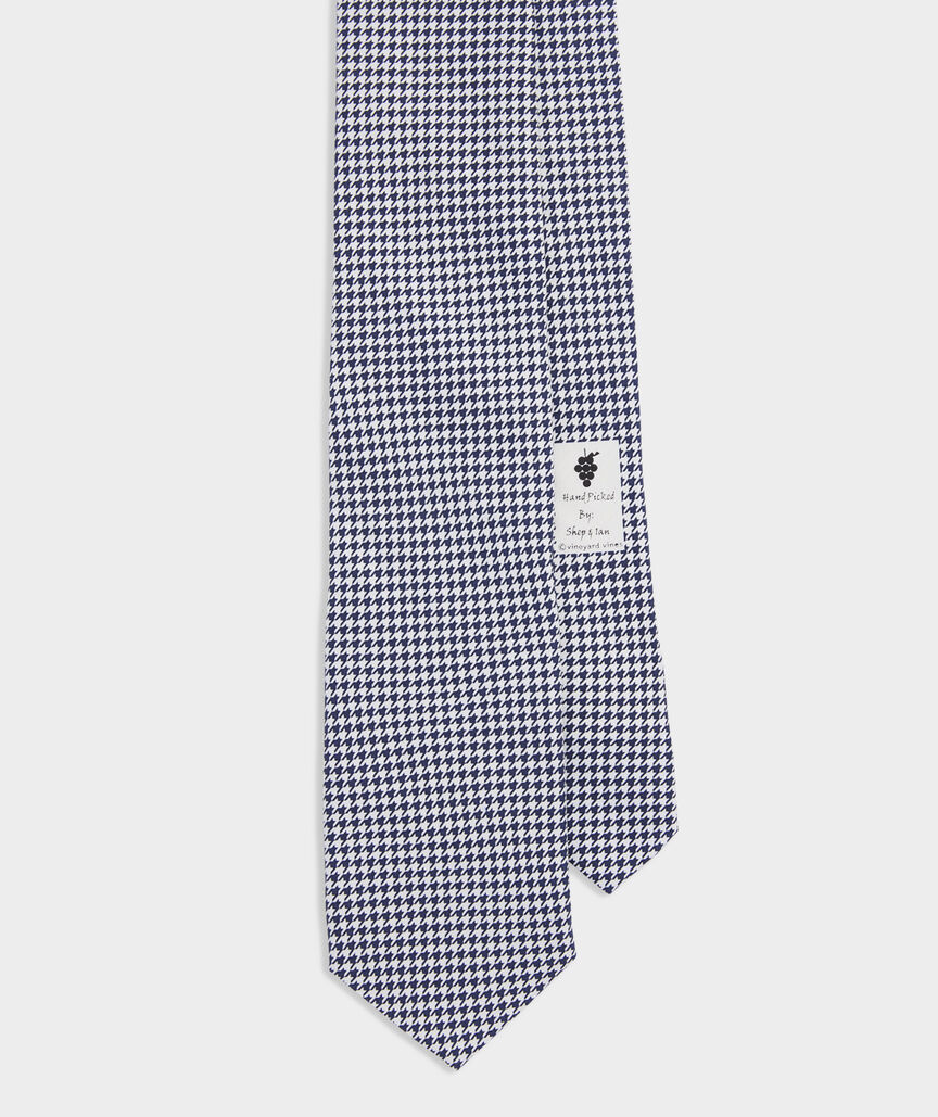 Houndstooth Silk Tie